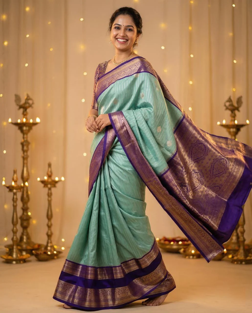 Temple Border Silk
