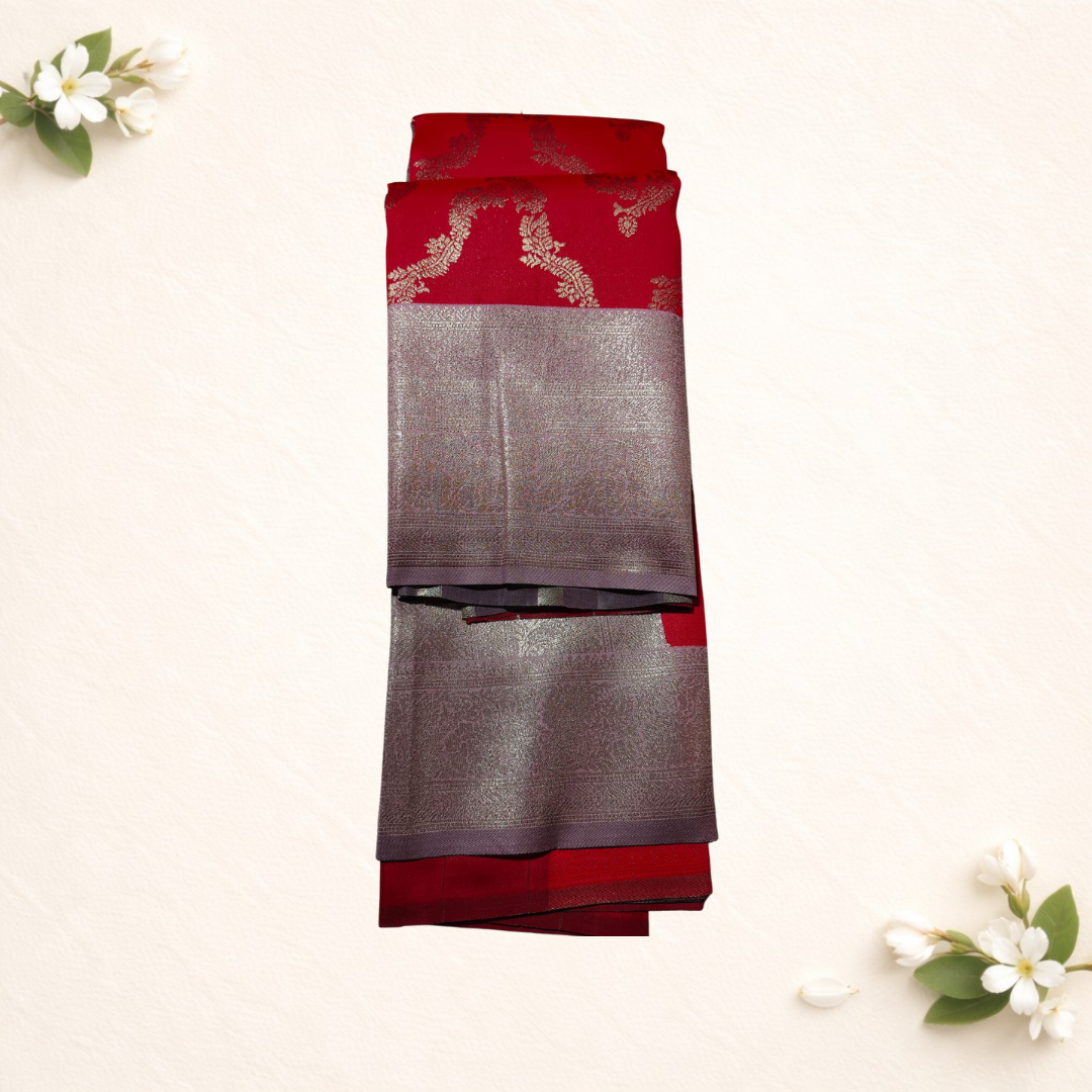 Banarasi necklace design top dye premium quality sarees  Contrast color blouse