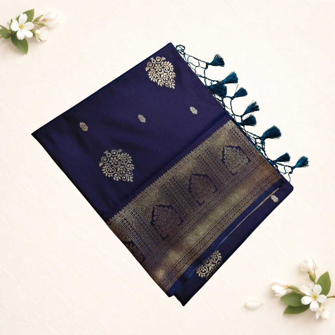 Classic Synthetic Saree with Stylish Finish