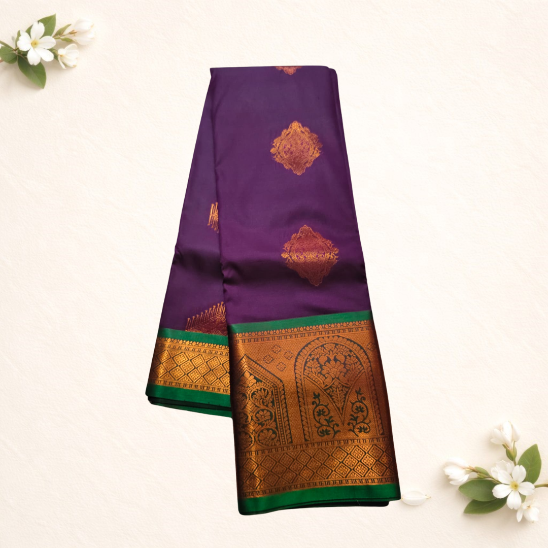 Kanchi Soft Silk Saree with Grand Pallu