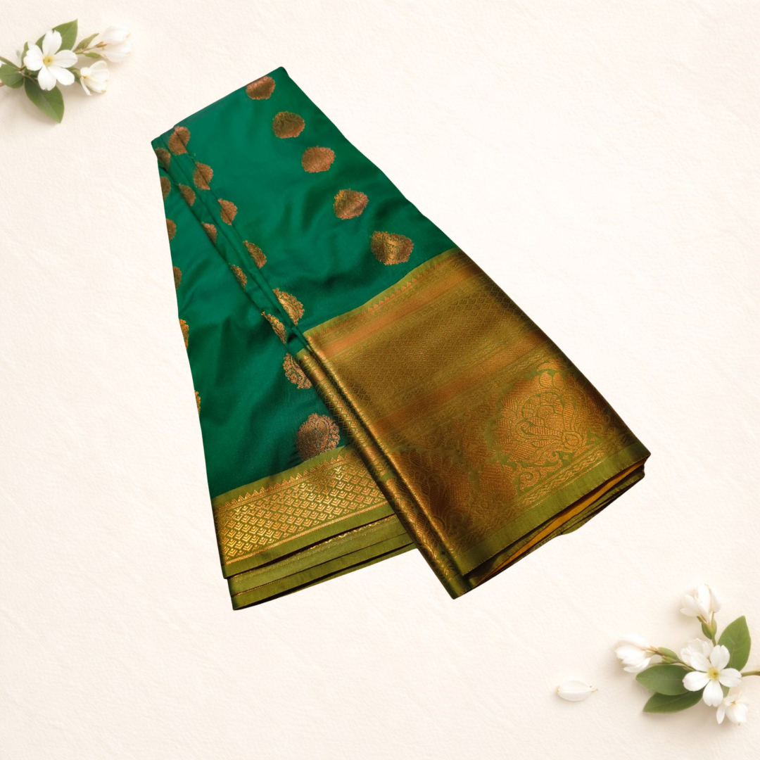 Kanchi Soft Silk Saree with Grand Pallu