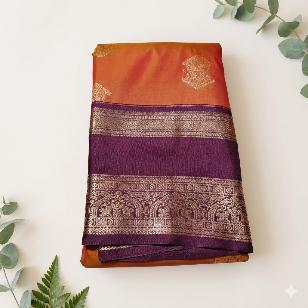 Soft Silk Saree with Bentex Rich Pallu