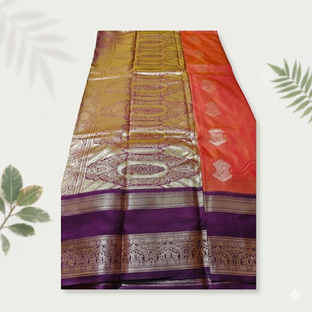 Soft Silk Saree with Bentex Rich Pallu