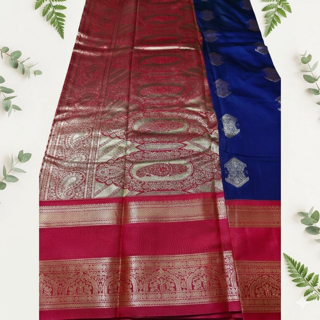Soft Silk Saree with Bentex Rich Pallu