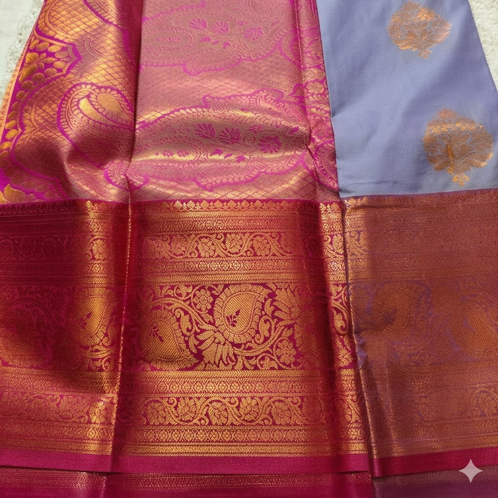 Kanchi Soft Silk Saree with Grand Pallu