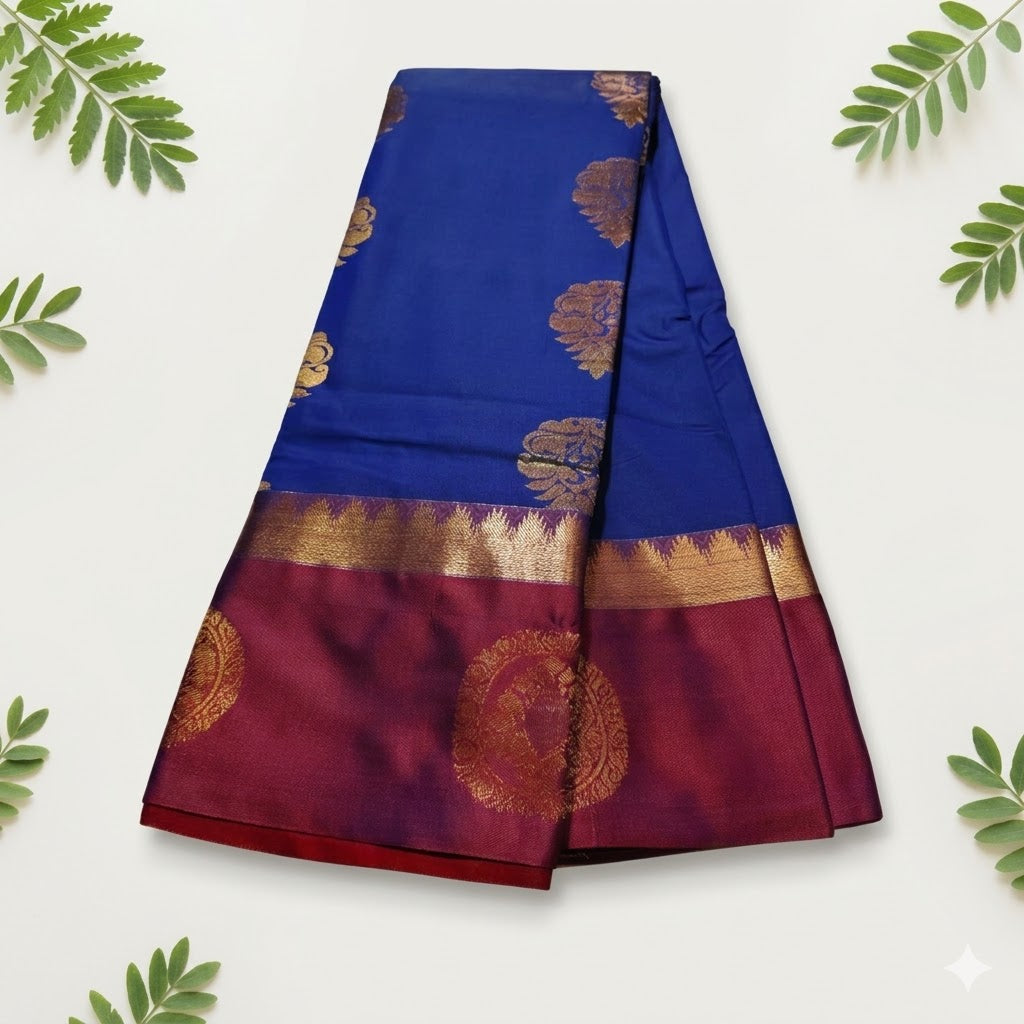 Kanchi Soft Silk Saree with Grand Pallu