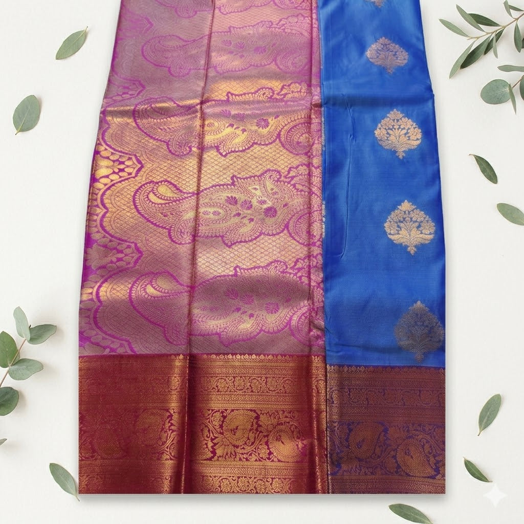Kanchi Soft Silk Saree with Grand Pallu