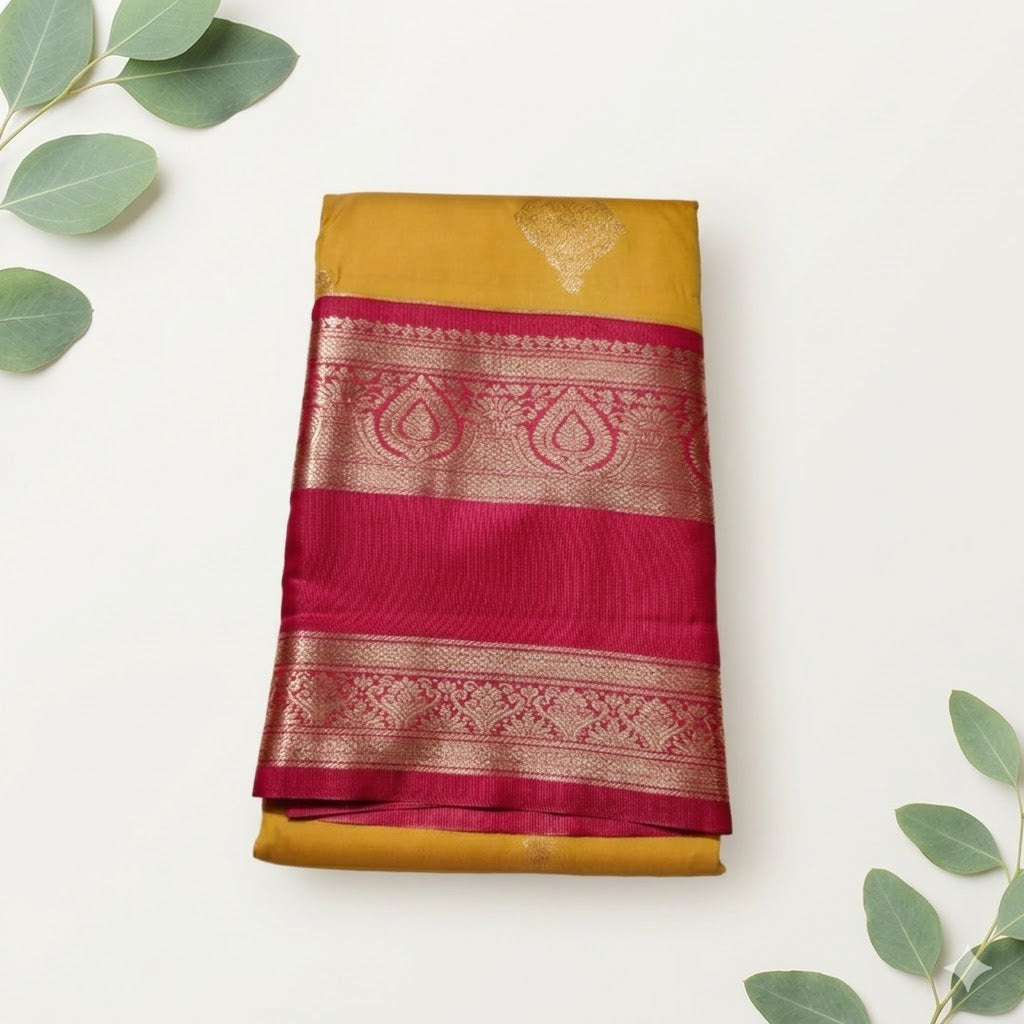 Soft Silk Saree with Bentex Rich Pallu