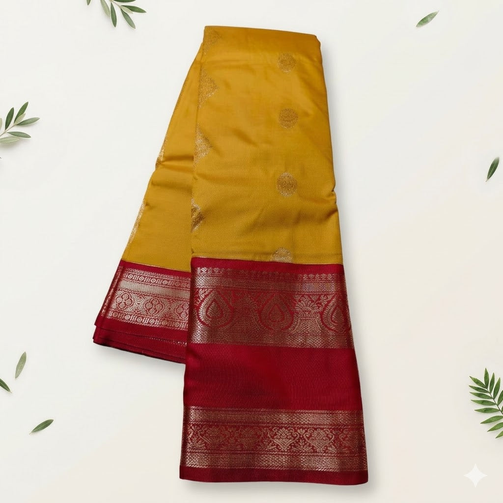 Soft Silk Saree with Bentex Rich Pallu