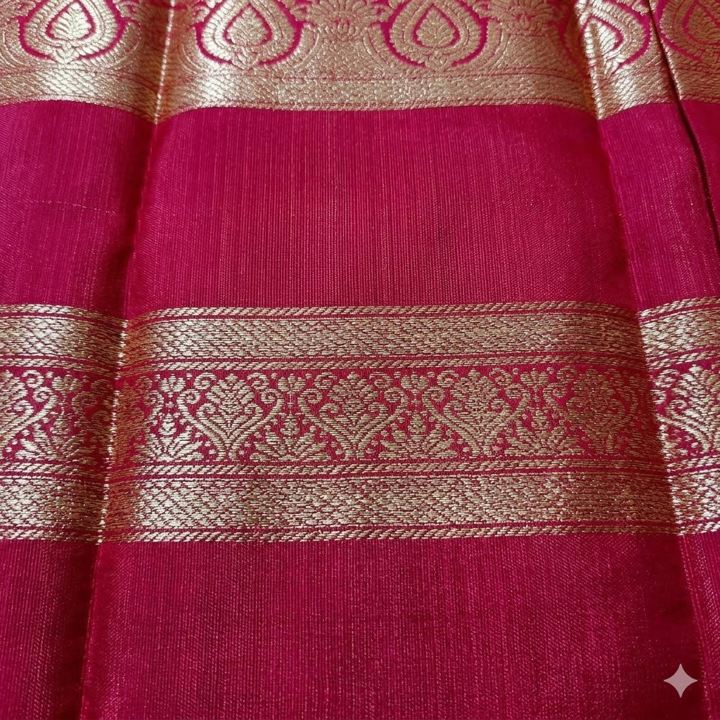 Soft Silk Saree with Bentex Rich Pallu