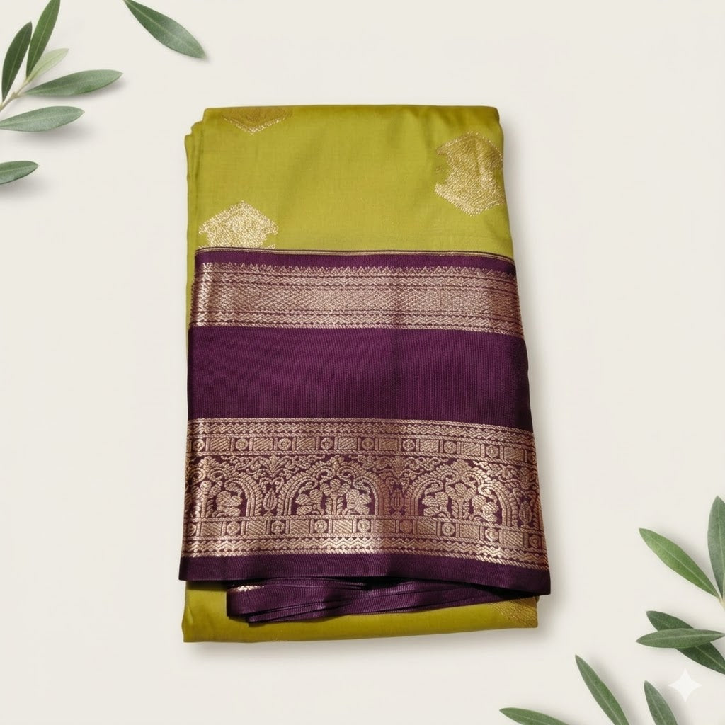 Soft Silk Saree with Bentex Rich Pallu