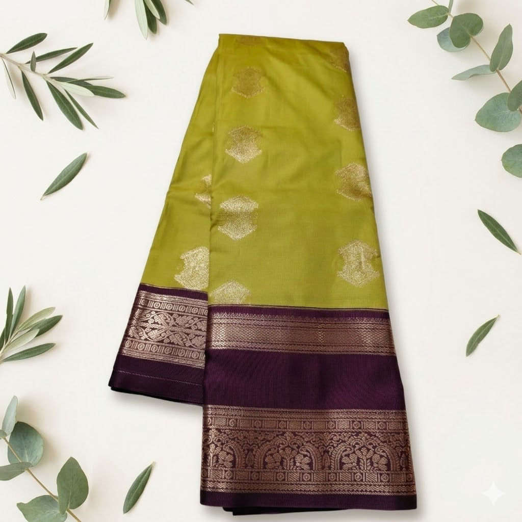 Soft Silk Saree with Bentex Rich Pallu