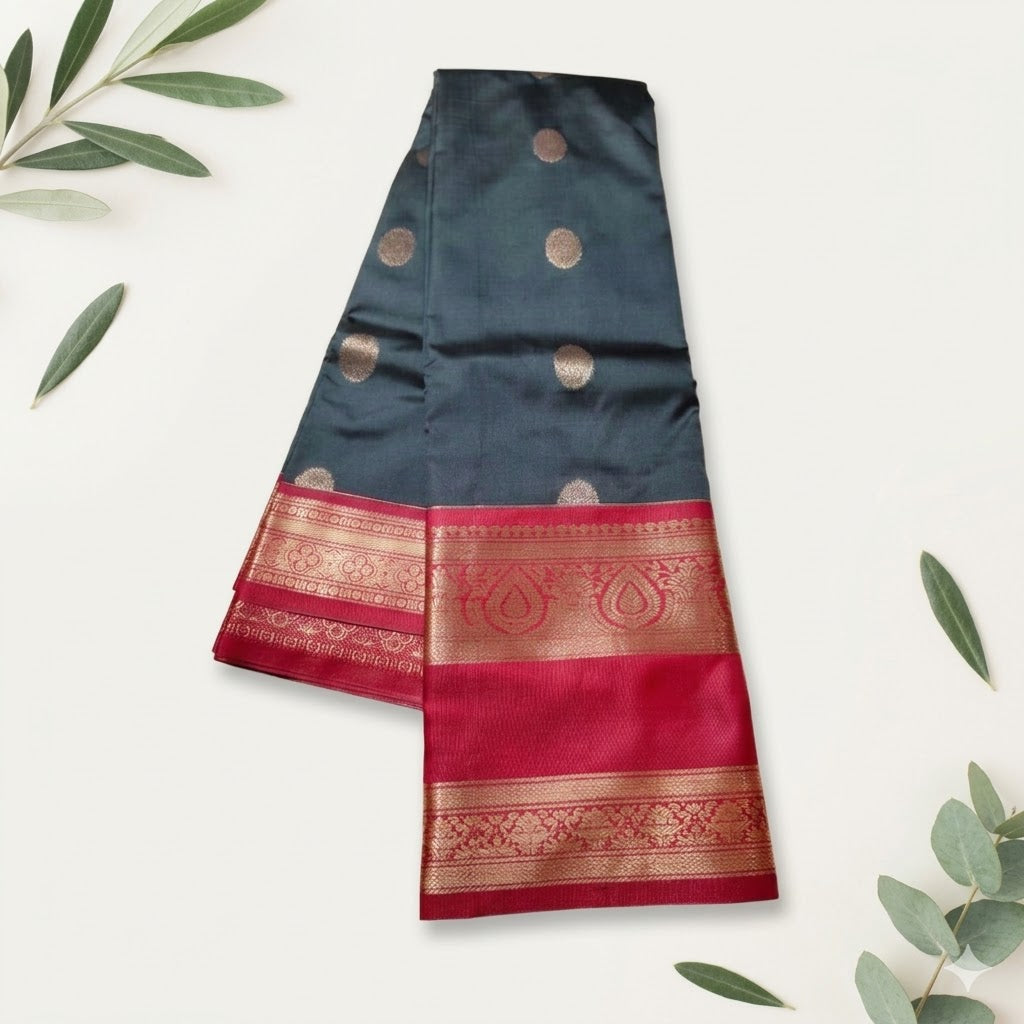 Soft Silk Saree with Bentex Rich Pallu