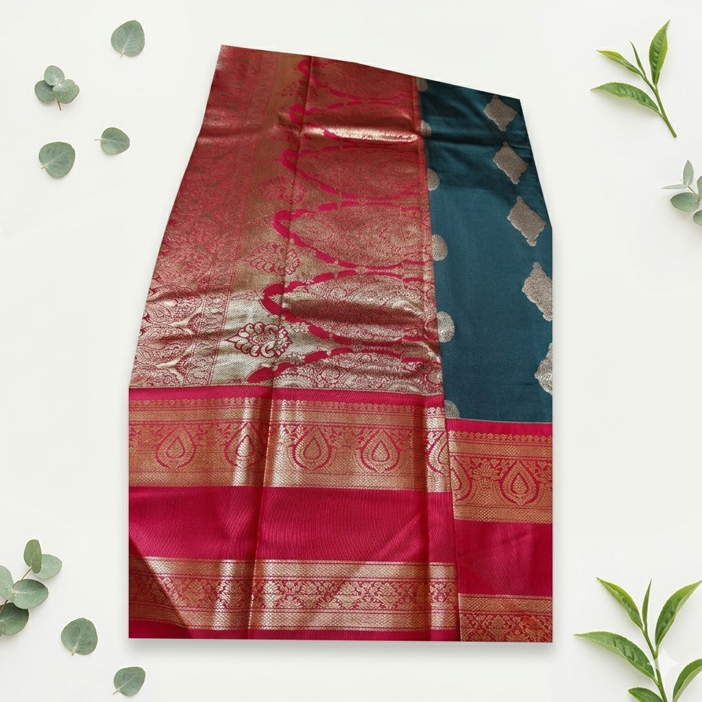 Soft Silk Saree with Bentex Rich Pallu